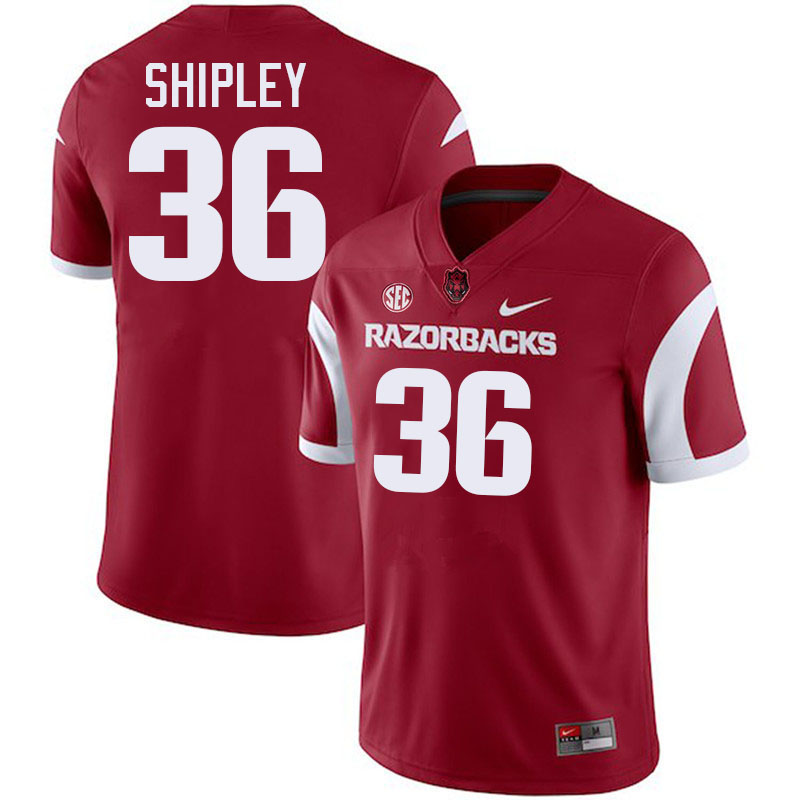 Matthew Shipley Arkansas Jersey,Arkansas Razorbacks #36 Matthew Shipley Jersey Youth-Cardinal